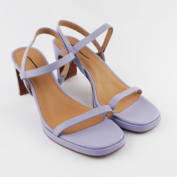 New MADEWELL Size 10.5 The Cherelle Slingback Heeled Sandal in Distant Peri - Picture 3 of 8